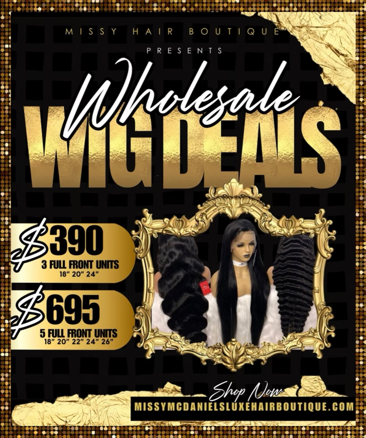 13x6 GINGER Deep Wave & Straight  Full Lae Front photo 4