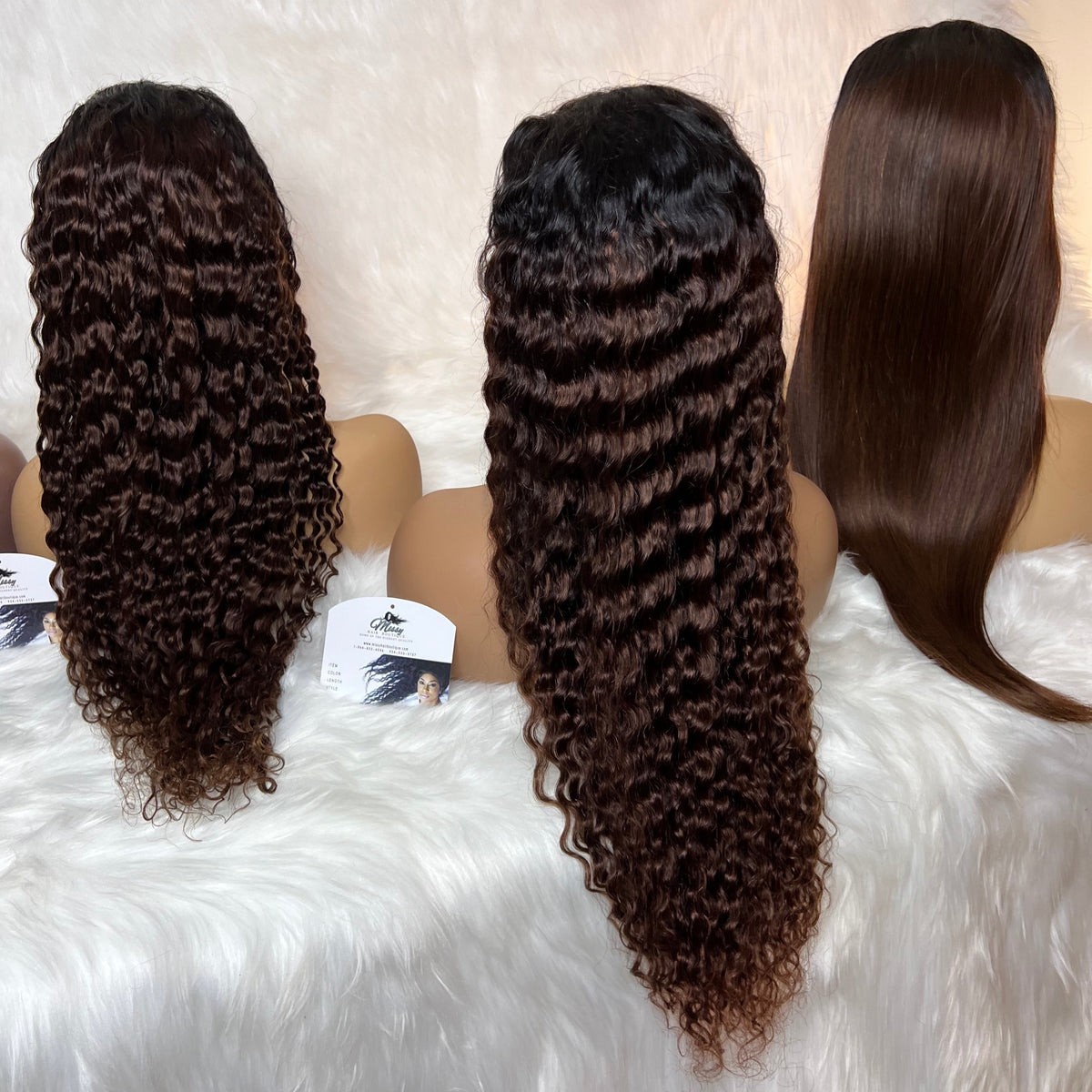 1B/30 Full Front Lace Straight & Pineapple Wave 180 Density photo 8