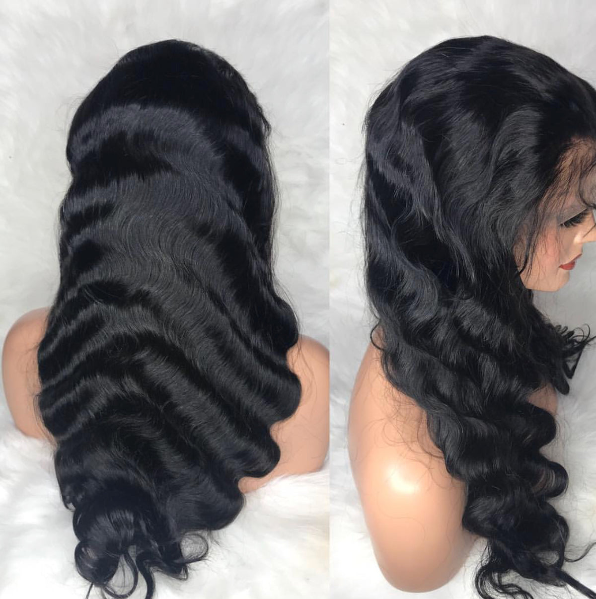 30" GLUELESS LACE FRONT UNIT CURLY photo 2