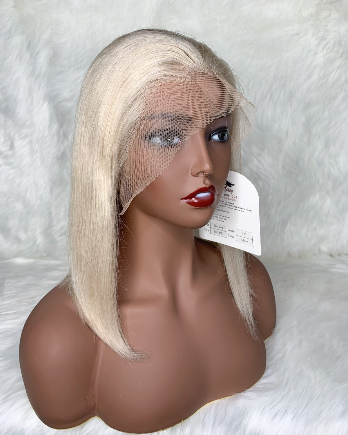 613 Full Frontal 13x4 Lace Bob Wig photo 7