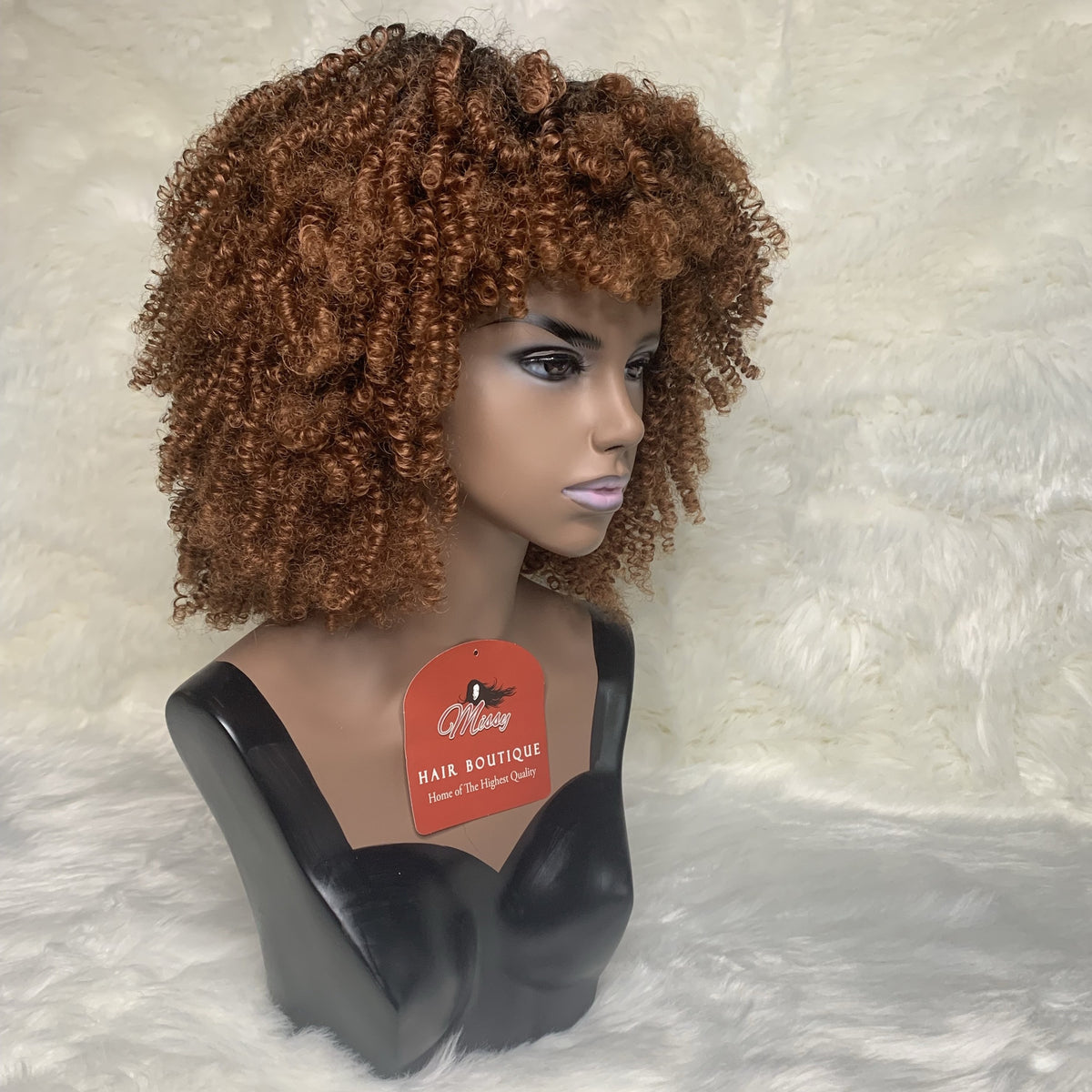 Afro Kinky Curly BANG UNIT photo 4