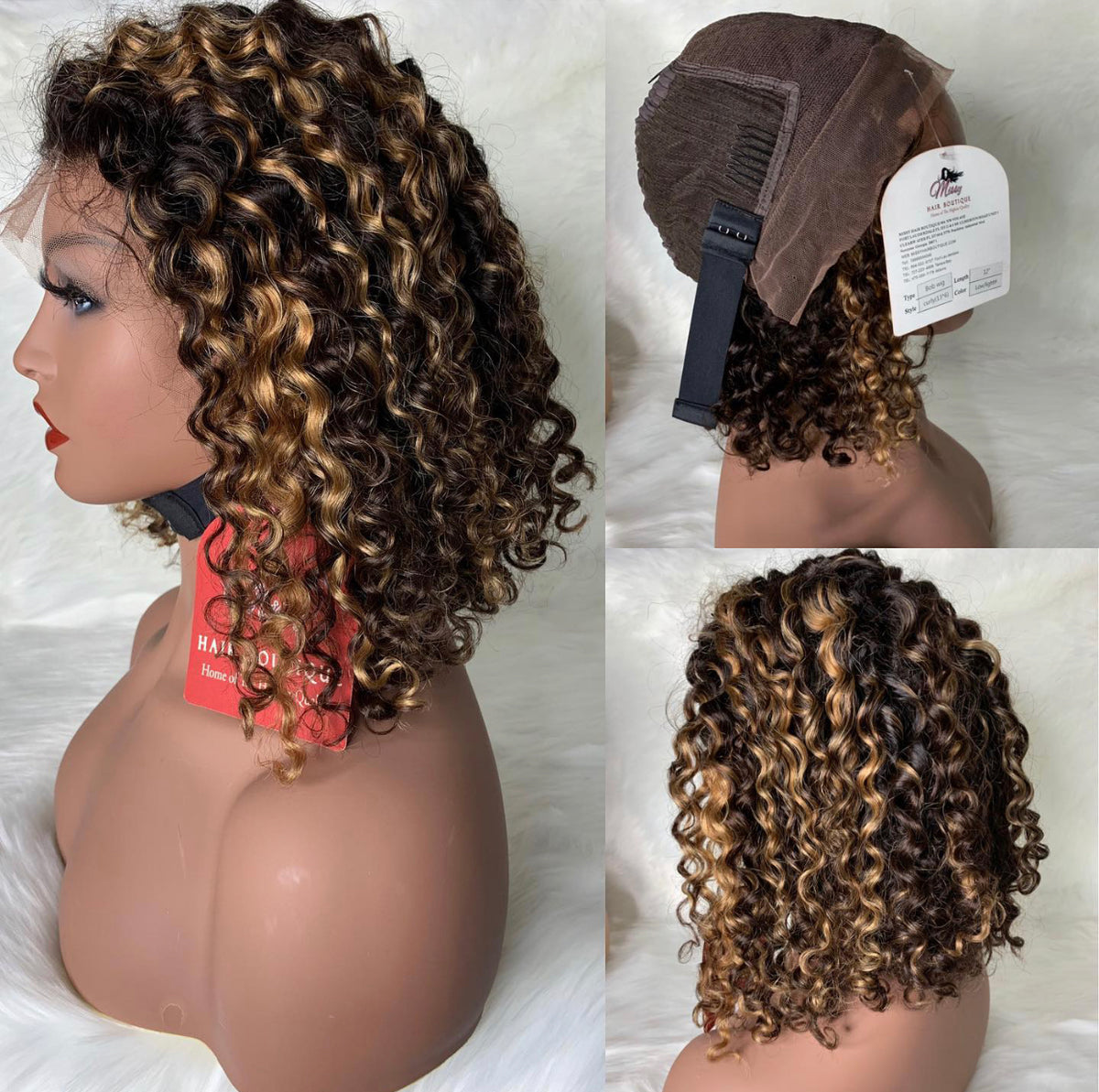 Low/Light High/Light GLUELESS CURLY BANG BOB photo 4