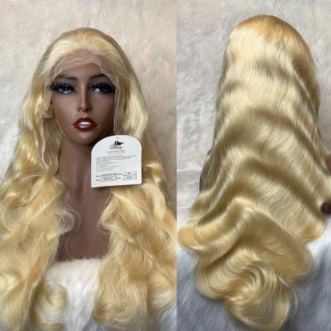 PINK Body wave Transparent Lace Front UNIT photo 2