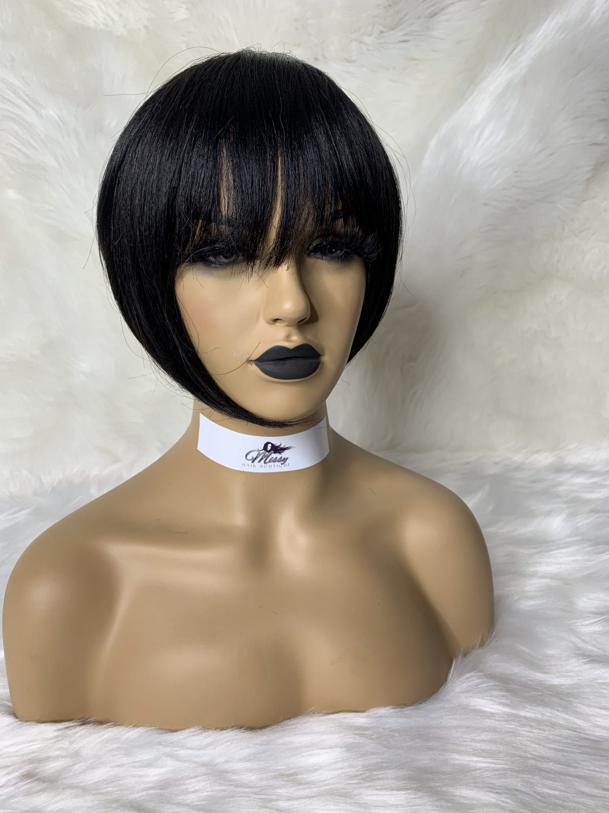 Pixie Bang Bob JET BLACK photo 7